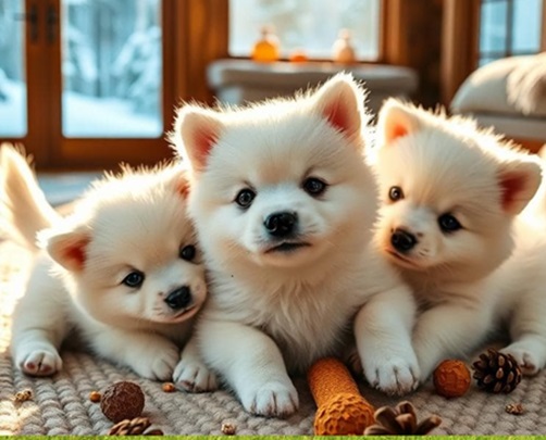 american eskimo puppies