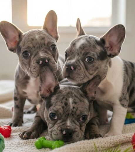 merle French bulldog puppy